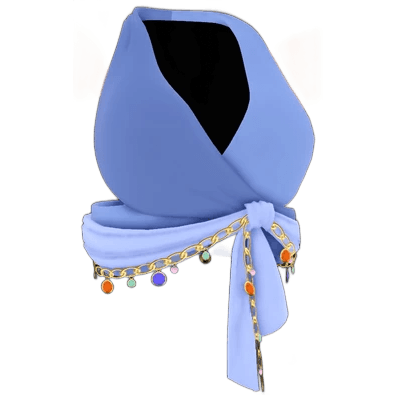 Current Couture Mermaid Wrap Top (Rare)