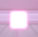 sunset island glowing color-changing cube light