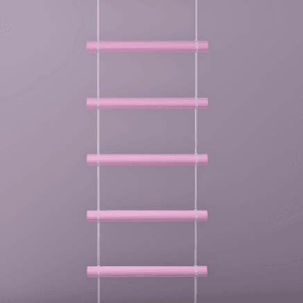 cutesy circular rope ladder