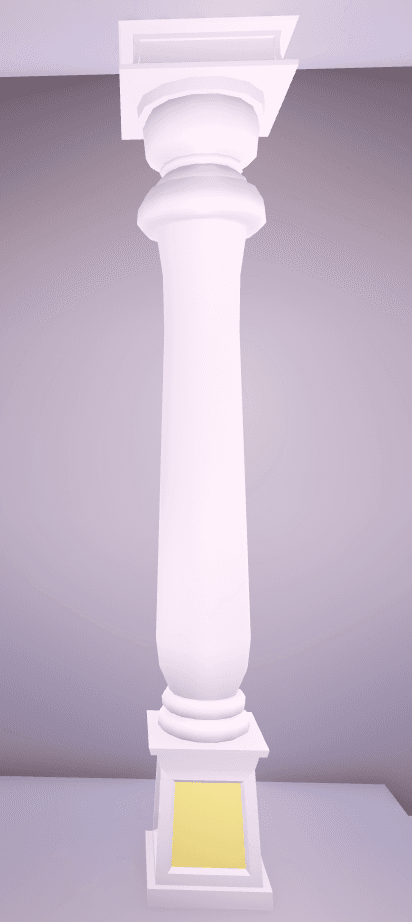 castle architecture column & pedestal