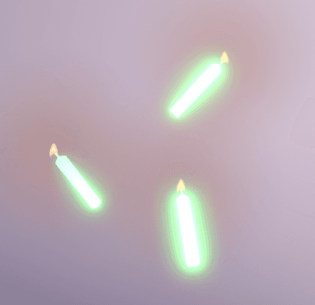 haunted floating candle