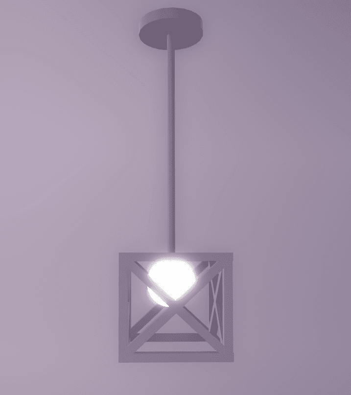 high rise apartments box ceiling light