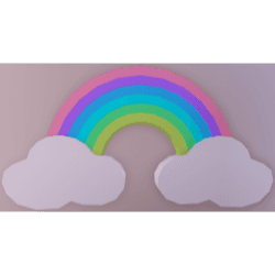 Dreamy Pastel Rainbow Decor / Handle