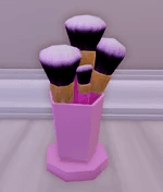 fluffy makeup brushes