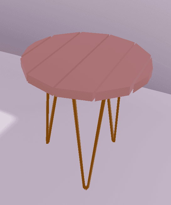 modern movement geometric plank nightstand / side table