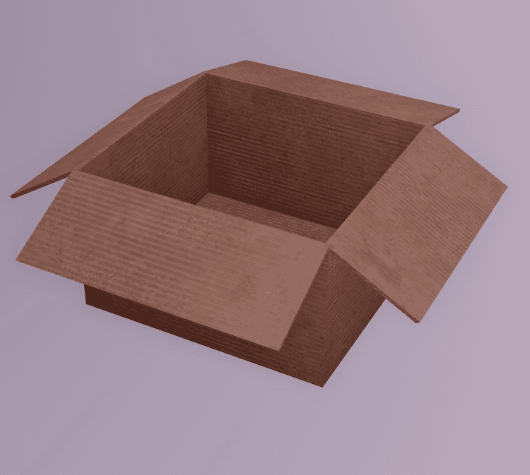 Open Cardboard Box