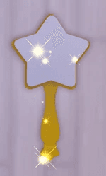 dreamy star hair brush & mirror