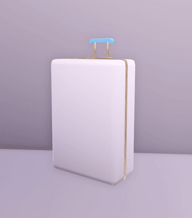 packed dorm suitcase