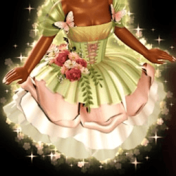 Posey's Rosey Pretty Skirt