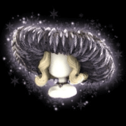 Snow Swan Faux Feathery Fashion Hat