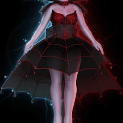 Wicked Vampress Skirt 🖤 Dark Fairy