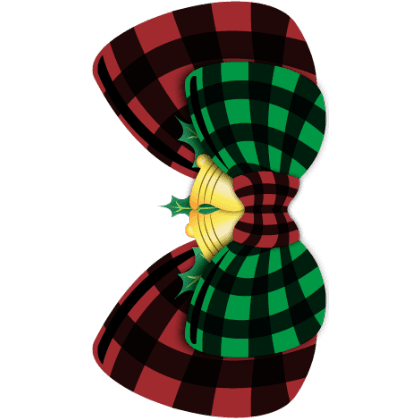 Cozy Flannel Bow Wings