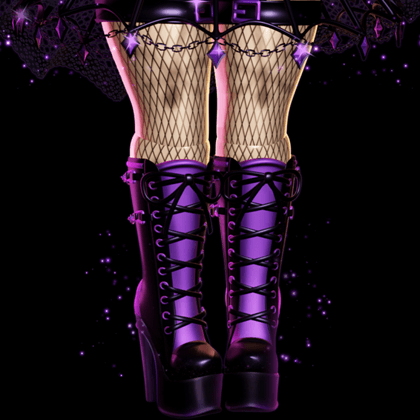Shadow Empress Chained Boots