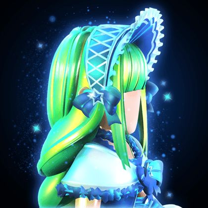 Princess Starfrost Ribbon Bonnet