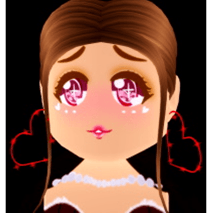 Sparkly Heart Hoop Earrings
