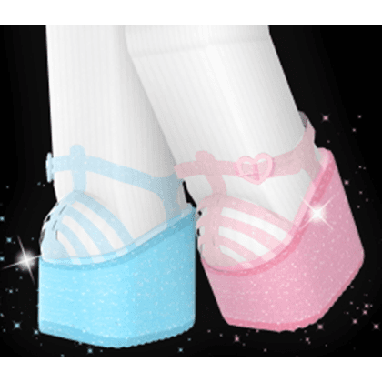 Glittering Jelly Platforms