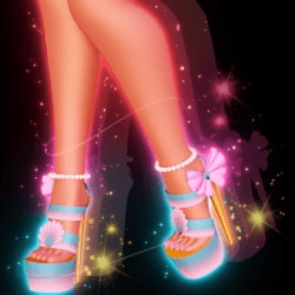 Summer Fantasy Seashell Sandals