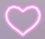 Glowing Heart Sign