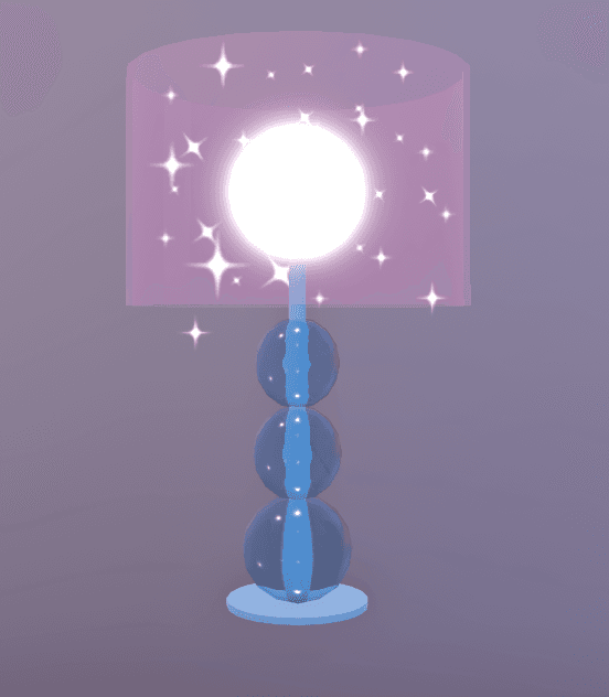 glow glass bubble lamp