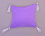 castle tassel pillow