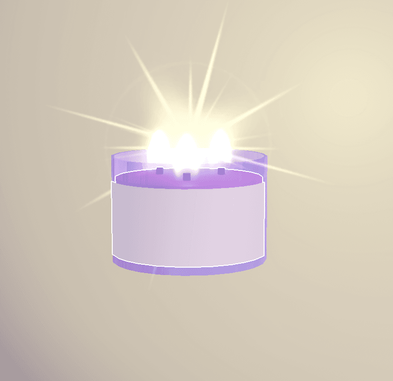 cozy scented candle