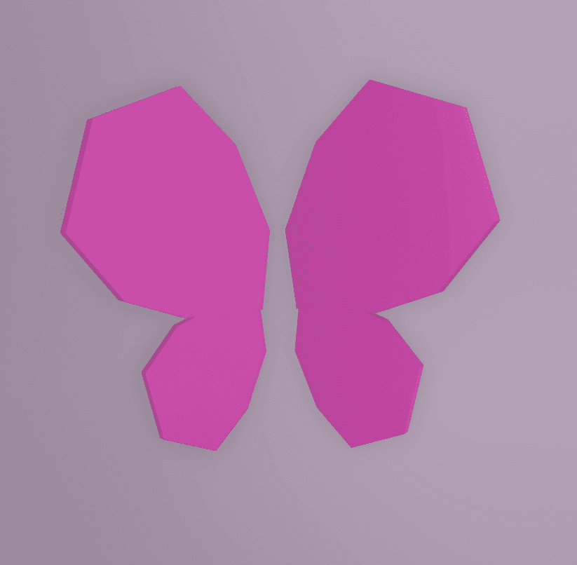 butterfly sticky decor
