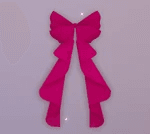 ribbon bow sceptre decor / handle