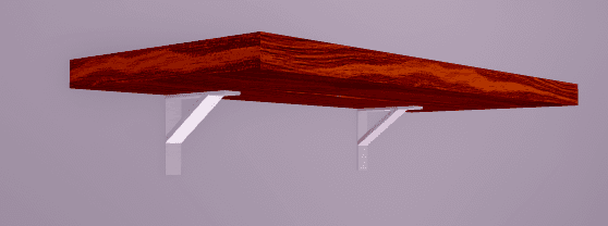 wall-mounted shelf