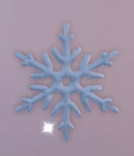 Ice Fairy Snowflake Decor / Handle
