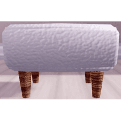 Fuzzy Cozy Teddy Ottoman