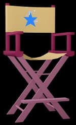 director's drama star glam chair