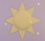 Light Fairy Sun Decor / Handle