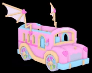 royale high bus & glam closet toy