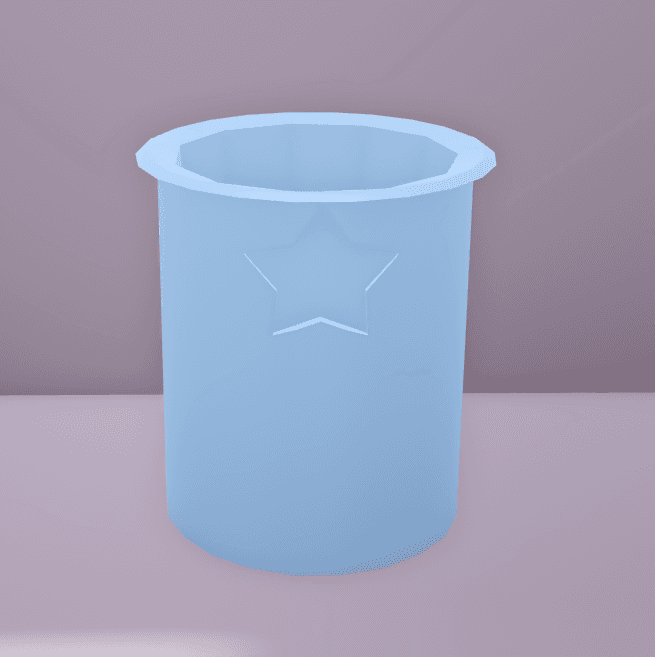 star desk trash can / bin