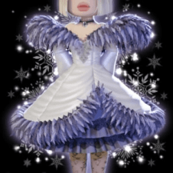 Snow Swan Holiday Soirée Skirt