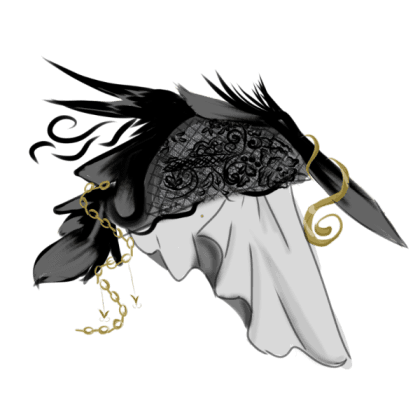 Fallen Dove's Lace Wings