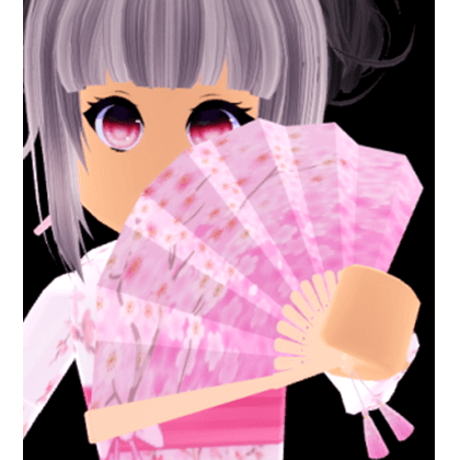 Cherry Blossom Hand Fan