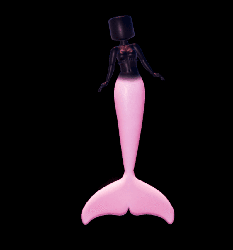 Blushing Pink Dolphin Mermaid Potion (Rare)